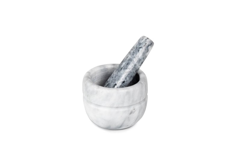 Mortar with pestle Luigi Ferrero FR-898GR Ø8.9xH8cm, light grey