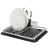 Πιατοθήκη Μεταλλική σε Γκρι Χρώμα 43x32x12cm FR-3932A Luigi Ferrero