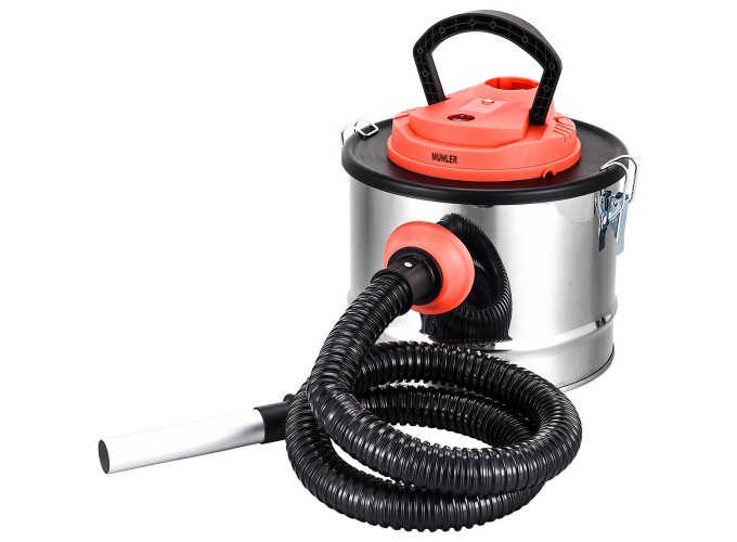 Σκούπα Στάχτης 800W με Κάδο 10lt  Ash Vacuum Cleaner Muhler MV-1080S 10 L