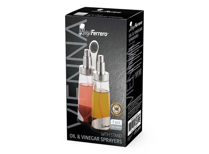 Σετ Λαδόξιδο από Ανοξείδωτο Ατσάλι με Ροή 200ml   FR-1435V  Luigi Ferrero