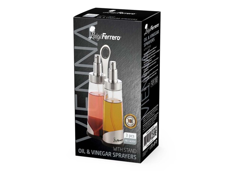 Σετ Λαδόξιδο από Ανοξείδωτο Ατσάλι με Ροή 200ml FR-1435V Luigi Ferrero Σετ Λαδόξιδο από Ανοξείδωτο Ατσάλι με Ροή 200ml FR-1435V Luigi Ferrero