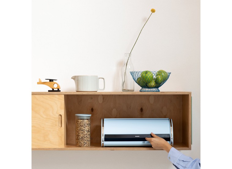 Ψωμιέρα με Καπάκι Μεταλλική Dreamy Blue Roll Top Brabantia Ψωμιέρα με Καπάκι Μεταλλική Dreamy Blue Roll Top Brabantia