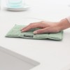 Microfibe Dish Cloths Brabantia Dark Grey/Light Grey/Jade Green, 3 Pcs