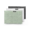 Microfibe Dish Cloths Brabantia Dark Grey/Light Grey/Jade Green, 3 Pcs