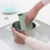 Microfibe Dish Cloths Brabantia Dark Grey/Light Grey/Jade Green, 3 Pcs