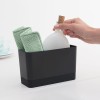 Microfibe Dish Cloths Brabantia Dark Grey/Light Grey/Jade Green, 3 Pcs