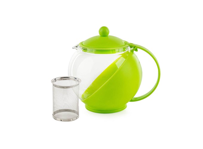 Τσαγιέρα Γυάλινη σε Πράσινο Χρώμα 1250ml MR-8126BJS Muhler