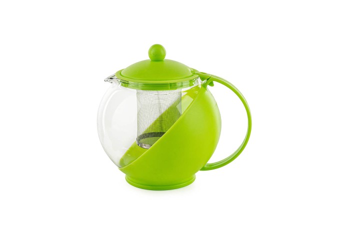 Τσαγιέρα Γυάλινη σε Πράσινο Χρώμα 1250ml MR-8126BJS Muhler