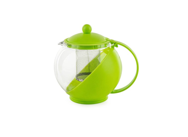 Τσαγιέρα Γυάλινη σε Πράσινο Χρώμα 1250ml MR-8126BJS Muhler