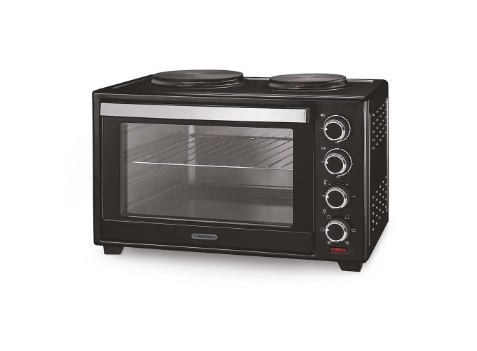 Ηλεκτρικό Φουρνάκι 46lt με 2 Εστίες και Αέρα TXC46CL,TERMOMAX 