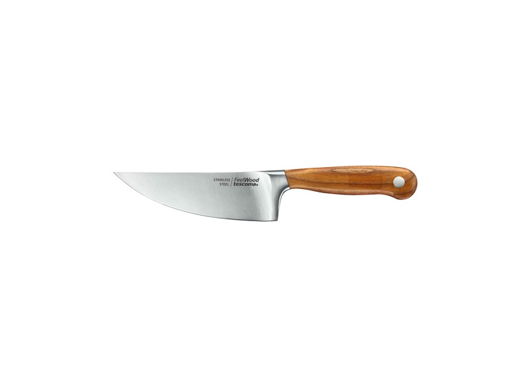 Μαχαίρι Chef από Ανοξείδωτο Ατσάλι FeelWood 18cm Tescoma Μαχαίρι Chef από Ανοξείδωτο Ατσάλι FeelWood 18cm Tescoma