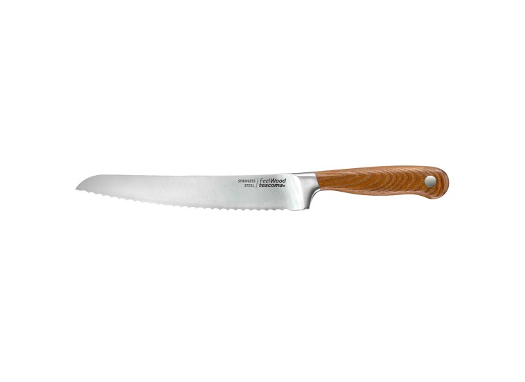 Μαχαίρι Ψωμιού από Ανοξείδωτο Ατσάλι 21cm Feelwood Tescoma 