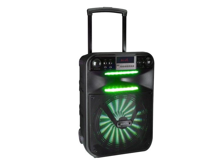 Ηχείο με λειτουργία Karaoke σε Μαύρο Χρώμα Active Speaker Muhler MAX120R Ηχείο με λειτουργία Karaoke σε Μαύρο Χρώμα Active Speaker Muhler MAX120R
