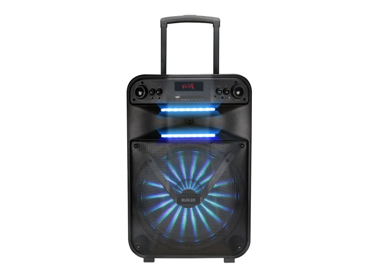 Ηχείο με λειτουργία Karaoke σε Μαύρο Χρώμα Active Speaker Muhler MAX150R Ηχείο με λειτουργία Karaoke σε Μαύρο Χρώμα Active Speaker Muhler MAX150R