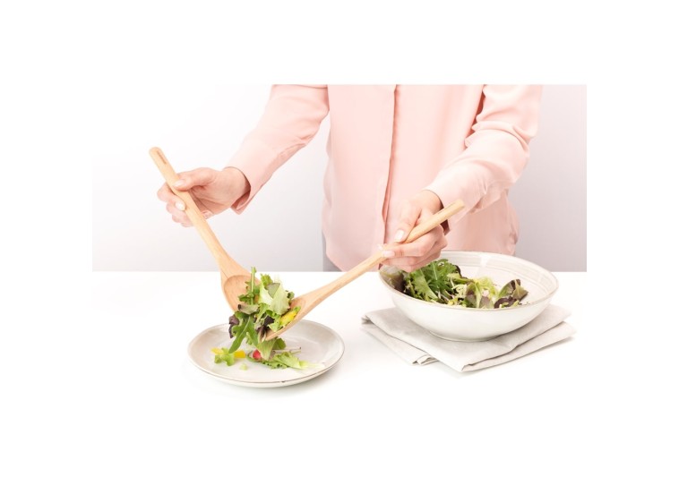 Salad Servers Brabantia Profile Wooden, 2pcs Salad Servers Brabantia Profile Wooden, 2pcs