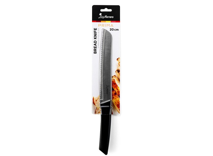 Μαχαίρι Ψωμιού από Ανοξείδωτο Ατσάλι Prima FR-1581 20cm Luigi Ferrero