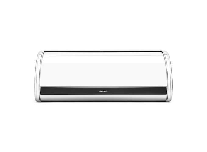 Ψωμιέρα με Καπάκι Μεταλλική σε Ασημί Χρώμα Roll Top Brabantia