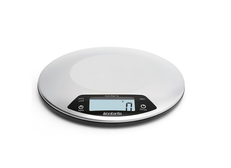 Ψηφιακή Ζυγαριά Κουζίνας 1gr/5kg  Matt Steel Brabantia 
