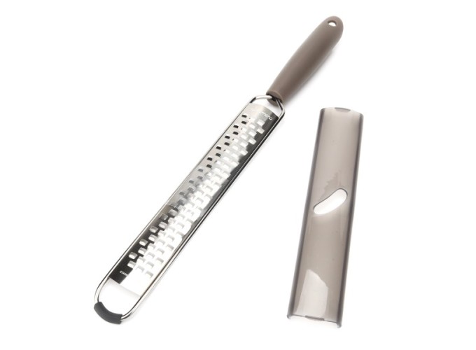 Τρίφτης Εσπεριδοειδών από Ανοξείδωτο Ατσάλι Λευκός Acid Etched Sharp Grater Luigi Ferrero Norsk FR-1994