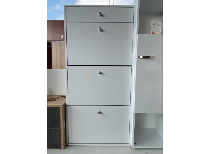 Παπουτσοθήκη 321 Λευκή, 28x67x139, Genomax