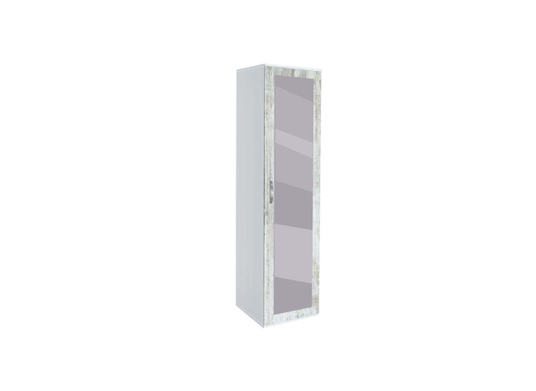 Ντουλάπα Μονόφυλλη με καθρέφτη, AVA 11, Λευκό/Crystal 39x185x50, Genomax Ντουλάπα Μονόφυλλη με καθρέφτη, AVA 11, Λευκό/Crystal 39x185x50, Genomax