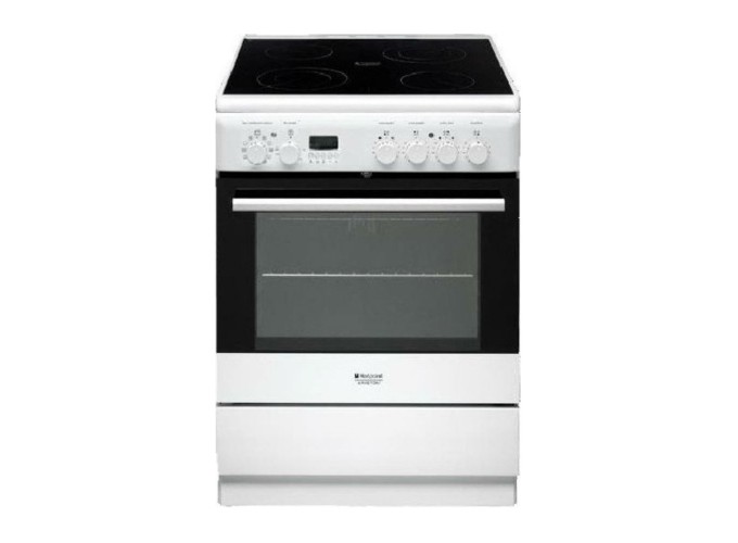 Κουζίνα κεραμική, H6VMH6A(W)/GR, Hotpoint-Ariston