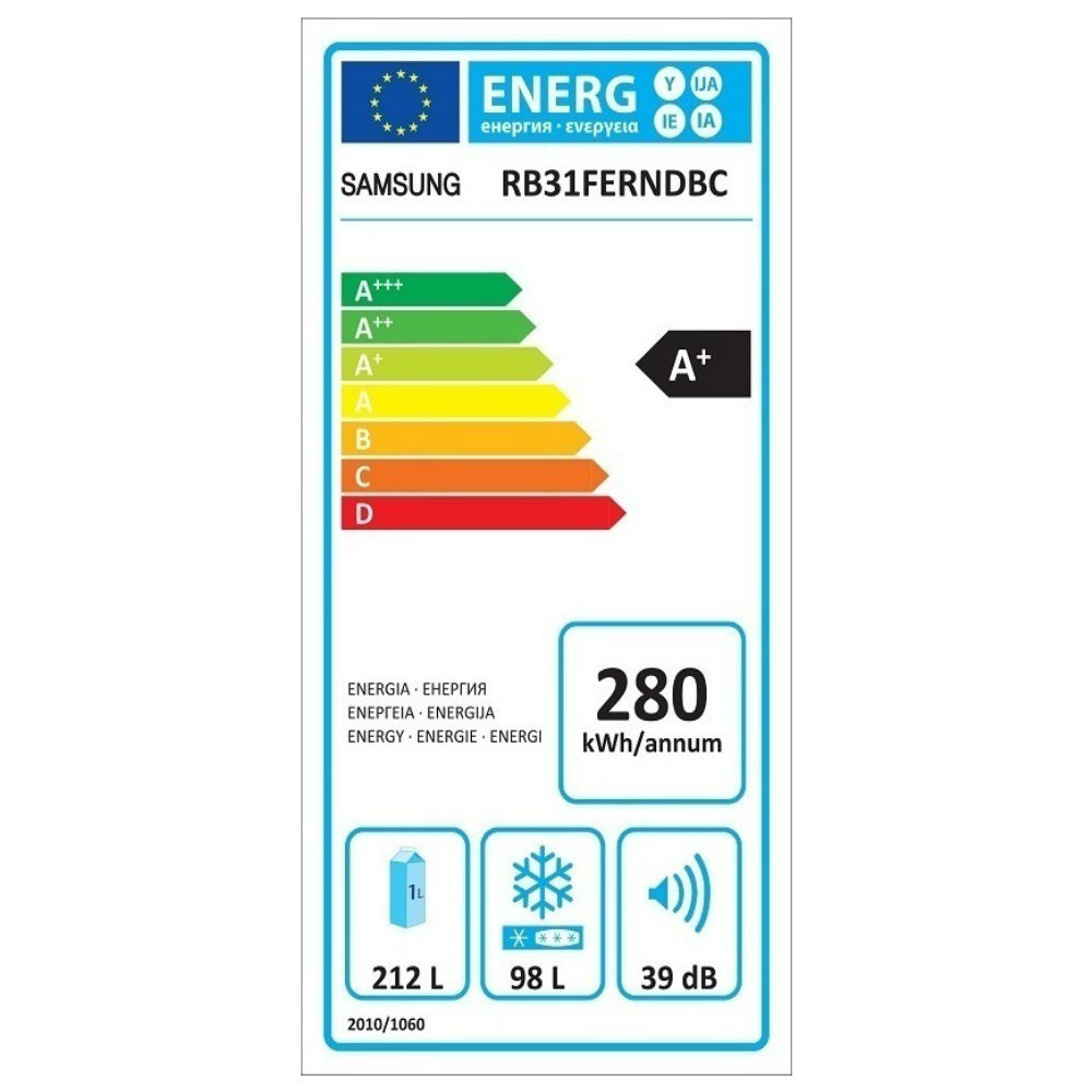 Ψυγειοκαταψύκτης 310lt A+, RB31FERNDBC/EF, Samsung