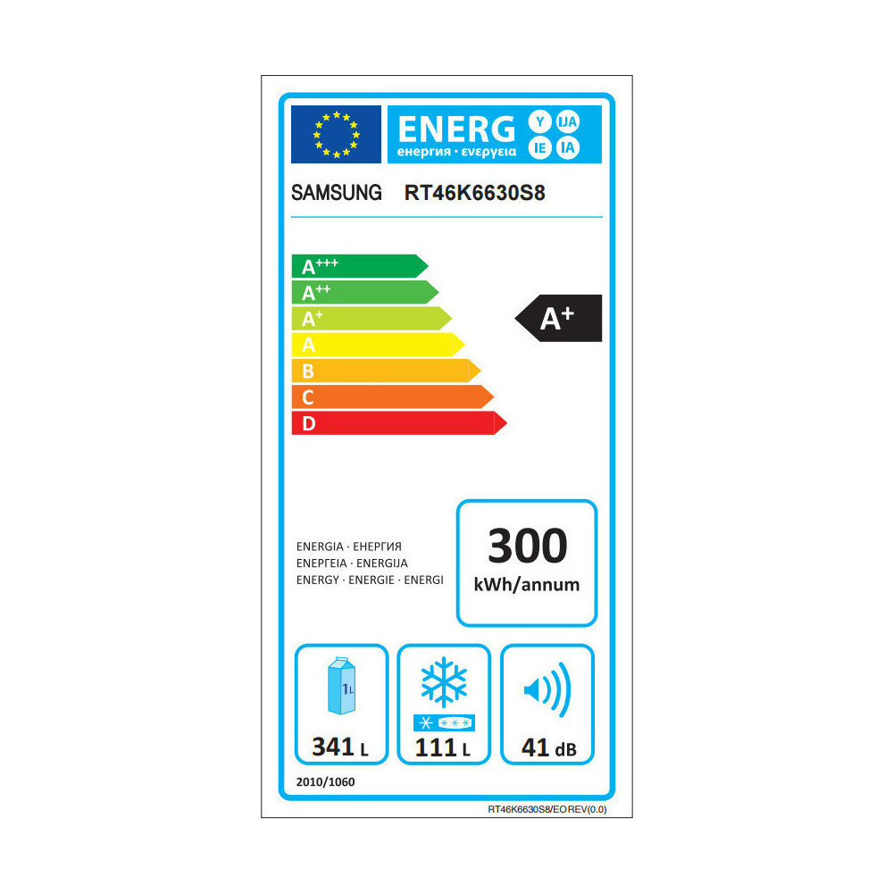 Ψυγειοκαταψύκτης 452lt A+No Frost, RT46K6630S8/EO, Samsung