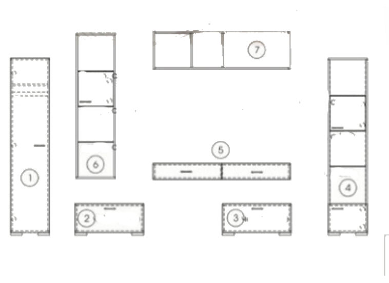 Σύνθετο Σαλονιού 260/52/183 εκ., Barcelona, Genomax | All4home Σύνθετο Σαλονιού 260/52/183 εκ., Barcelona, Genomax