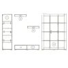 Σύνθετο Σαλονιού 300/44/187,5 εκ., Metropol, Genomax | All4home Σύνθετο Σαλονιού 300/44/187,5 εκ., Metropol, Genomax