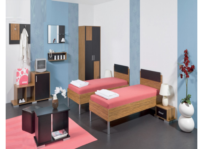 Σετ Κρεβατοκάμαρας 10 τεμαχίων, Malaga, 86.5x194.5x40 εκ., Genomax