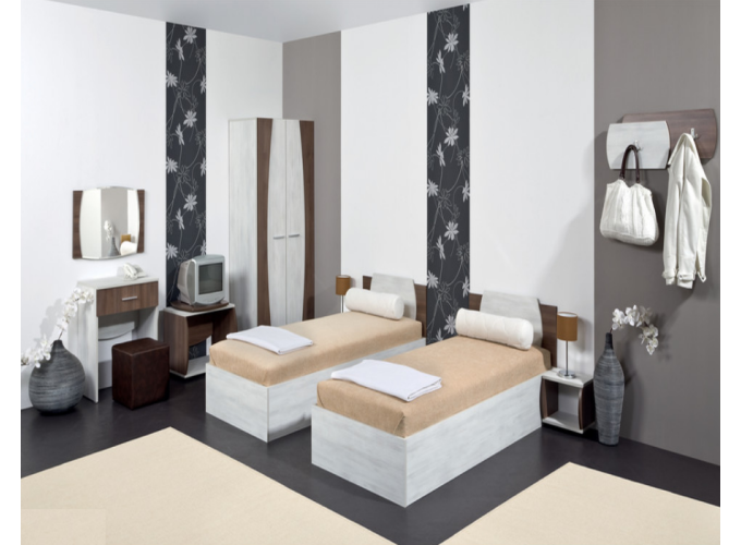 Σετ Κρεβατοκάμαρας 9 τεμαχίων, Merida, 86.5x194.5x30.5 εκ., Genomax