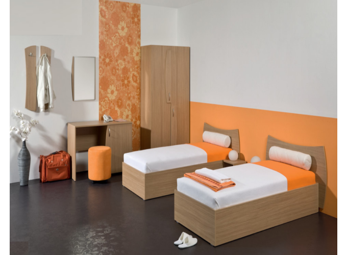 Σετ Κρεβατοκάμαρας 9 τεμαχίων, Borneo, 86.5x194.5x30.5 εκ., Genomax