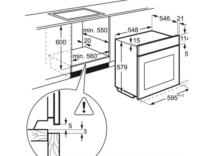 Εντοιχιζόμενος φούρνος, EOB 43430OX, Electrolux