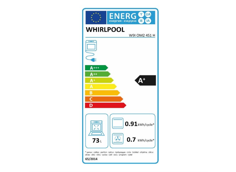 Εντοιχιζόμενος φούρνος,73 λιτ., W9I OM2 4S1 H, Whirlpool Εντοιχιζόμενος φούρνος,73 λιτ., W9I OM2 4S1 H, Whirlpool