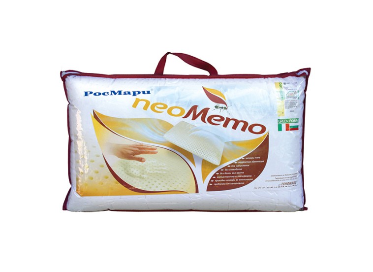 Μαξιλάρι με αφαιρούμενο κάλυμμα με memory foam, NEO MEMO | All4home Μαξιλάρι με αφαιρούμενο κάλυμμα με memory foam, NEO MEMO