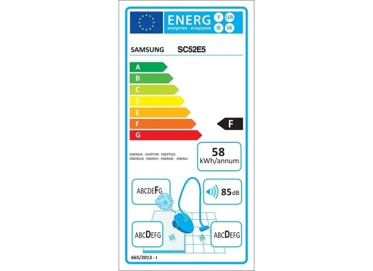 Ηλεκτρική σκούπα Samsung VCC52E5V36 Ηλεκτρική σκούπα Samsung VCC52E5V36