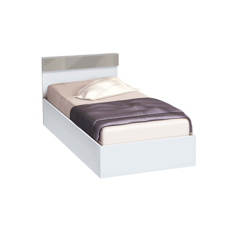 Κρεβάτι ξύλινο μονό AVA 82/190, 194/68/86 εκ., Genomax