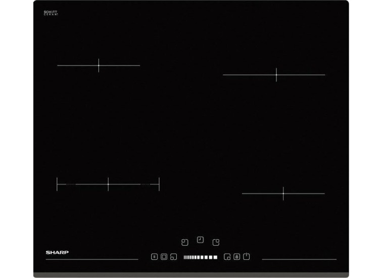Κεραμική Εστία Αυτόνομη, KH-6V13BS00, 59x41 εκ., Sharp Κεραμική Εστία Αυτόνομη, KH-6V13BS00, 59x41 εκ., Sharp