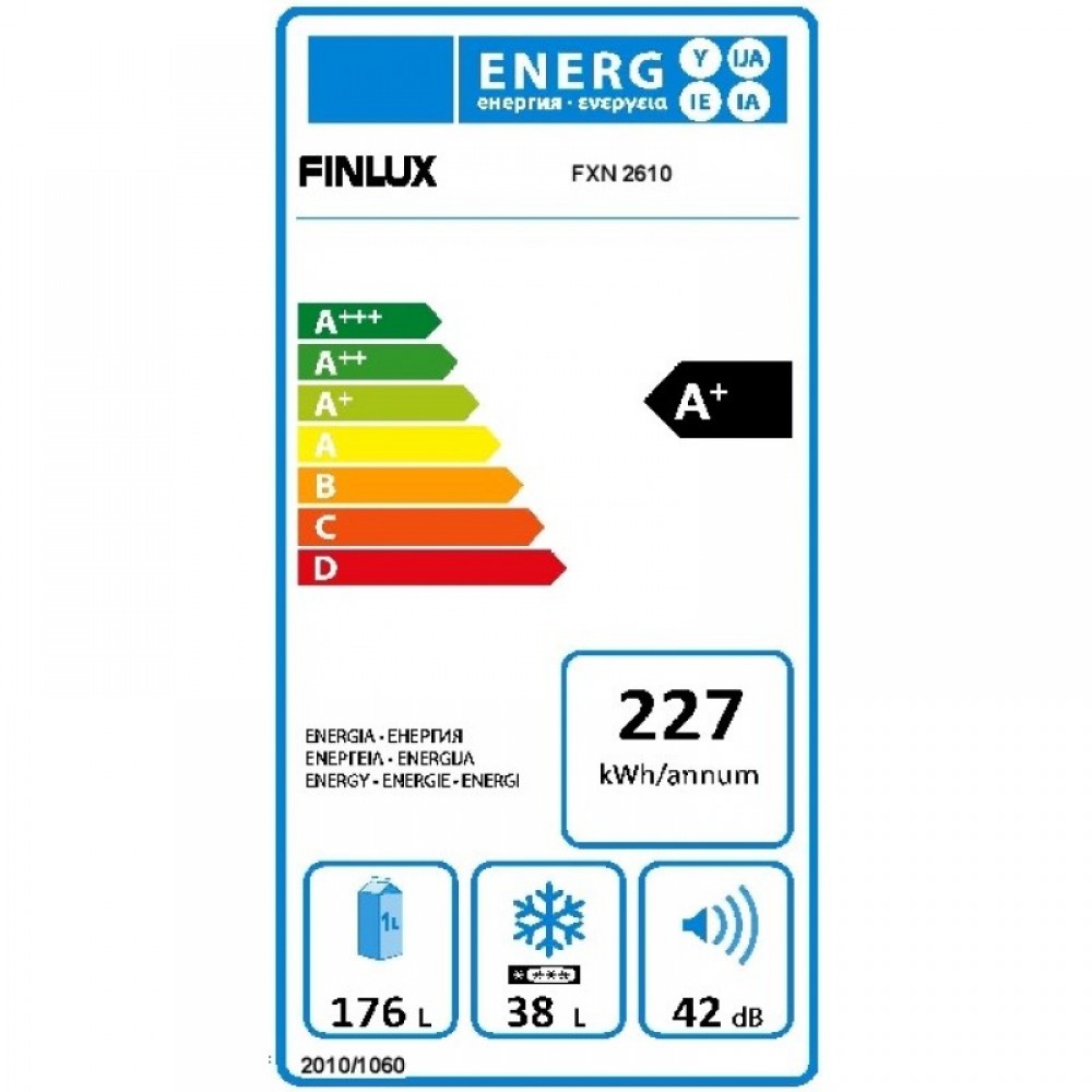 Εντοιχιζόμενο Δίπορτο Ψυγείο Finlux FXN 2610 | All4home Εντοιχιζόμενο Δίπορτο Ψυγείο Finlux FXN 2610