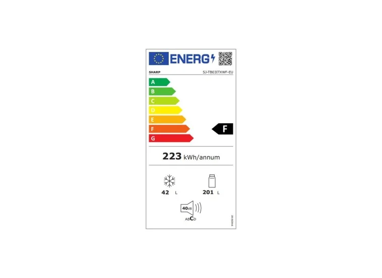 Δίπορτο Ψυγείο Sharp SJ-TB03ITXWF | Allforhome Δίπορτο Ψυγείο Sharp SJ-TB03ITXWF