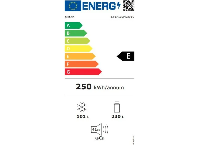 Ψυγειοκαταψύκτης, SJ-BA10DMDIE, 331 l, E , No Frost , Sharp | All4home Ψυγειοκαταψύκτης, SJ-BA10DMDIE, 331 l, E , No Frost , Sharp