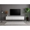 Έπιπλο Τηλεόρασης με πόρτες, 1230 SOLE λευκό Μ180xΠ31,8xΥ29,6εκ., All4home