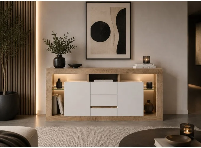 Έπιπλο Τηλεόρασης, 160x80x45, Modul 923, Genomax