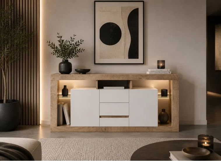 Έπιπλο Τηλεόρασης, 160x80x45, Modul 923, Genomax