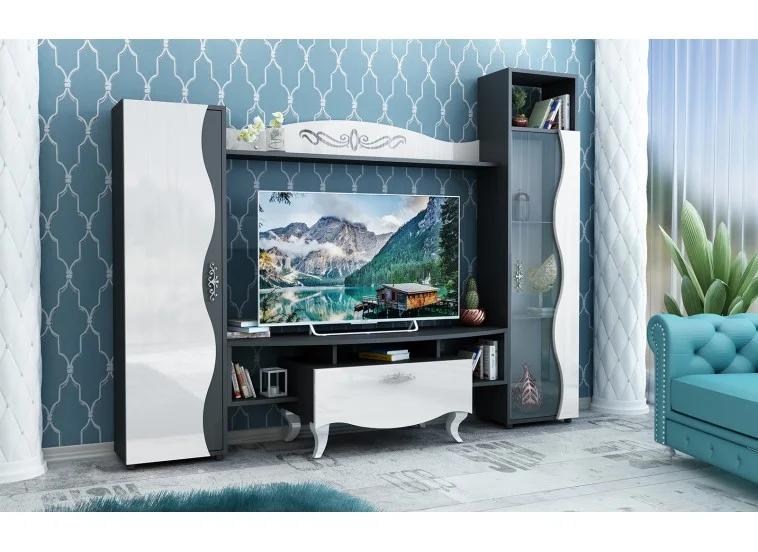 Σύνθετο Σαλονιού Lux-Smart Home, 240x47x186, Genomax | All4home Σύνθετο Σαλονιού Lux-Smart Home, 240x47x186, Genomax