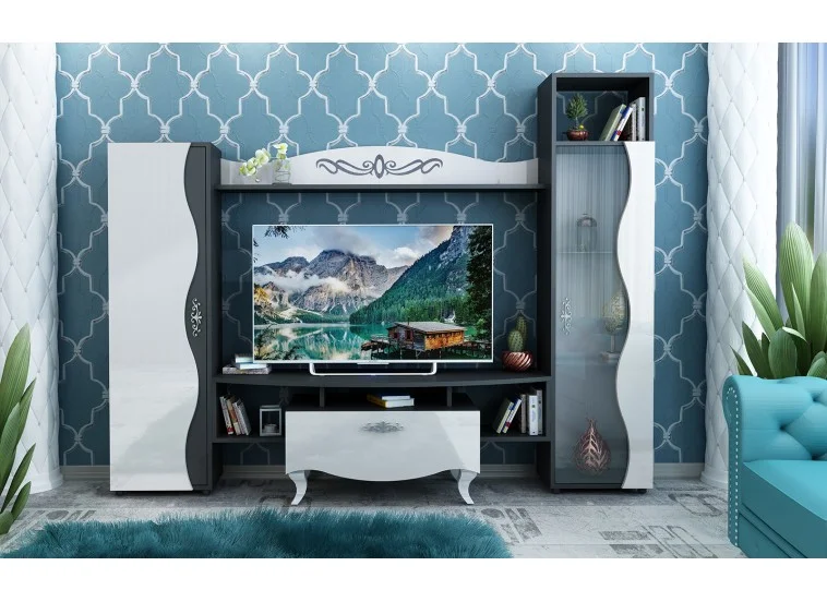 Σύνθετο Σαλονιού Lux-Smart Home, 240x47x186, Genomax | All4home Σύνθετο Σαλονιού Lux-Smart Home, 240x47x186, Genomax
