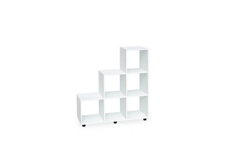 Βιβλιοθήκη ανοιχτή 102x33x105, Kubo 6 Λευκό, Genomax Βιβλιοθήκη ανοιχτή 102x33x105, Kubo 6 Λευκό, Genomax