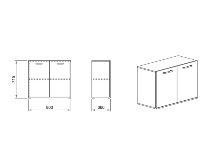 Βιβλιοθήκη 80x36x71,5, Modul 60,κωδ.1219920580, Genomax Βιβλιοθήκη 80x36x71,5, Modul 60,κωδ.1219920580, Genomax