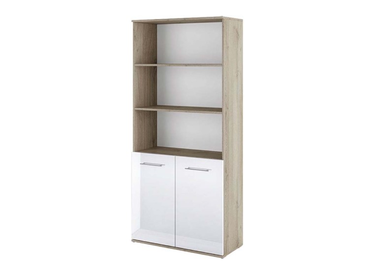 Βιβλιοθήκη με πόρτες 80x36x175.5, Modul 84, Genomax Βιβλιοθήκη με πόρτες 80x36x175.5, Modul 84, Genomax